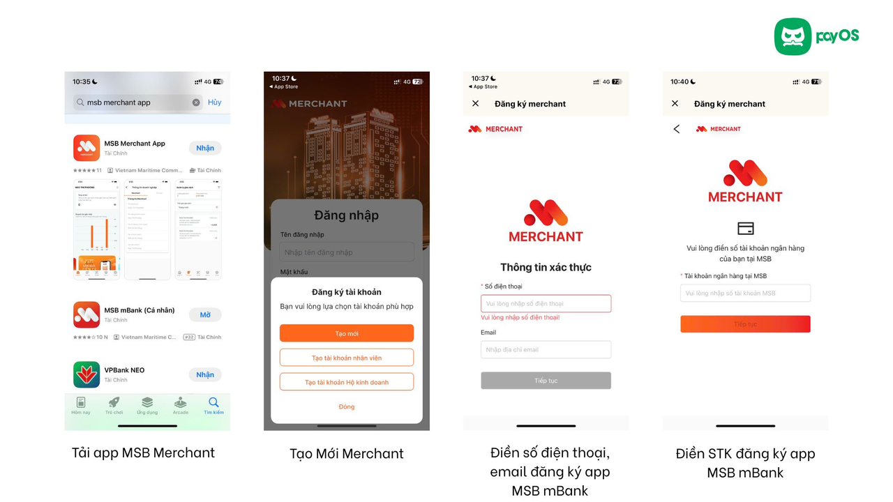 MSB mBank create merchant account 1