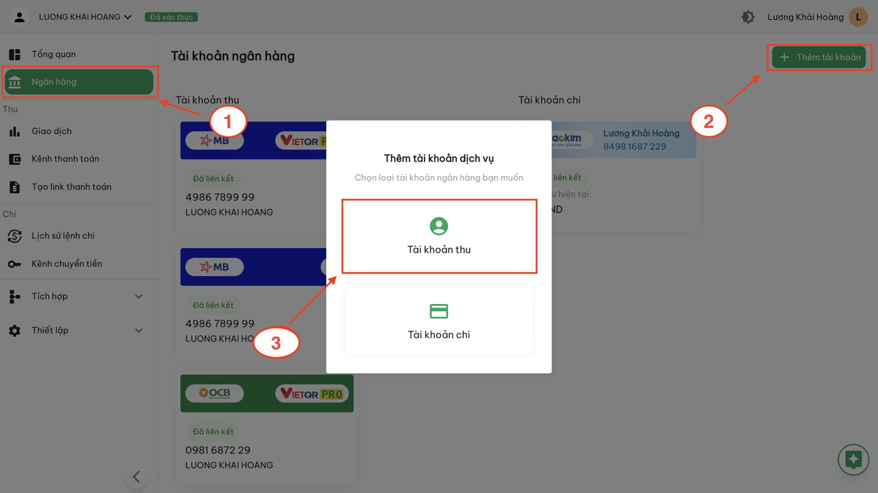 MSB mBank create merchant account 2