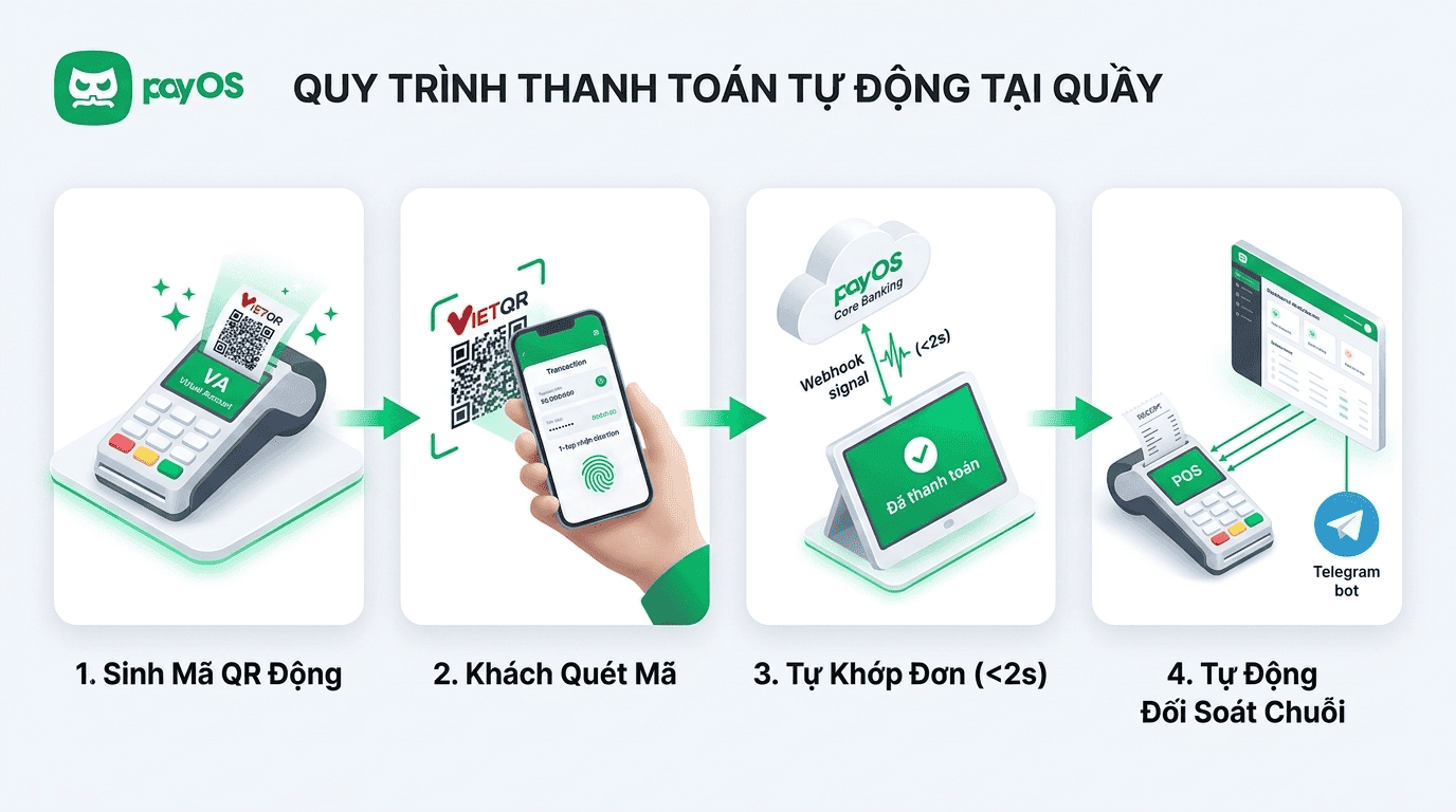 Lợi ích vượt trội cho chuỗi F&B và Bán lẻ khi ứng dụng tài khoản ảo động — Tài khoản ngân hàng ảo động: Bí quyết giúp ch