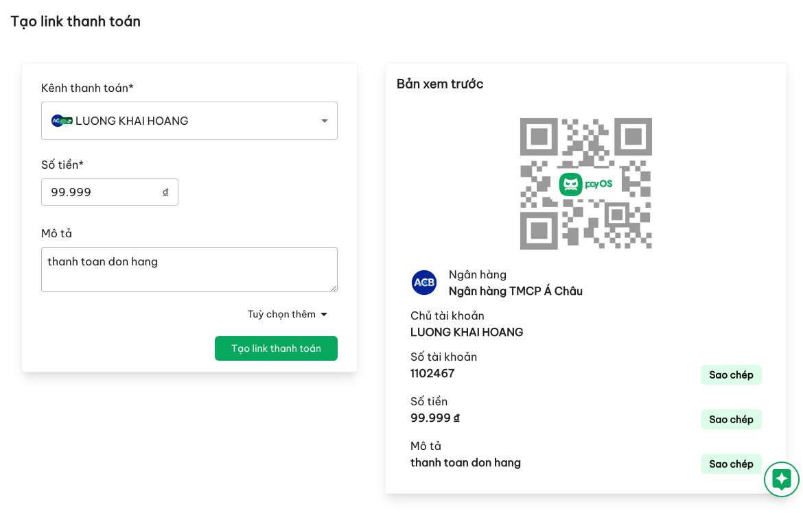 Cách triển khai giải pháp thanh toán QR cho shop online với payOS
