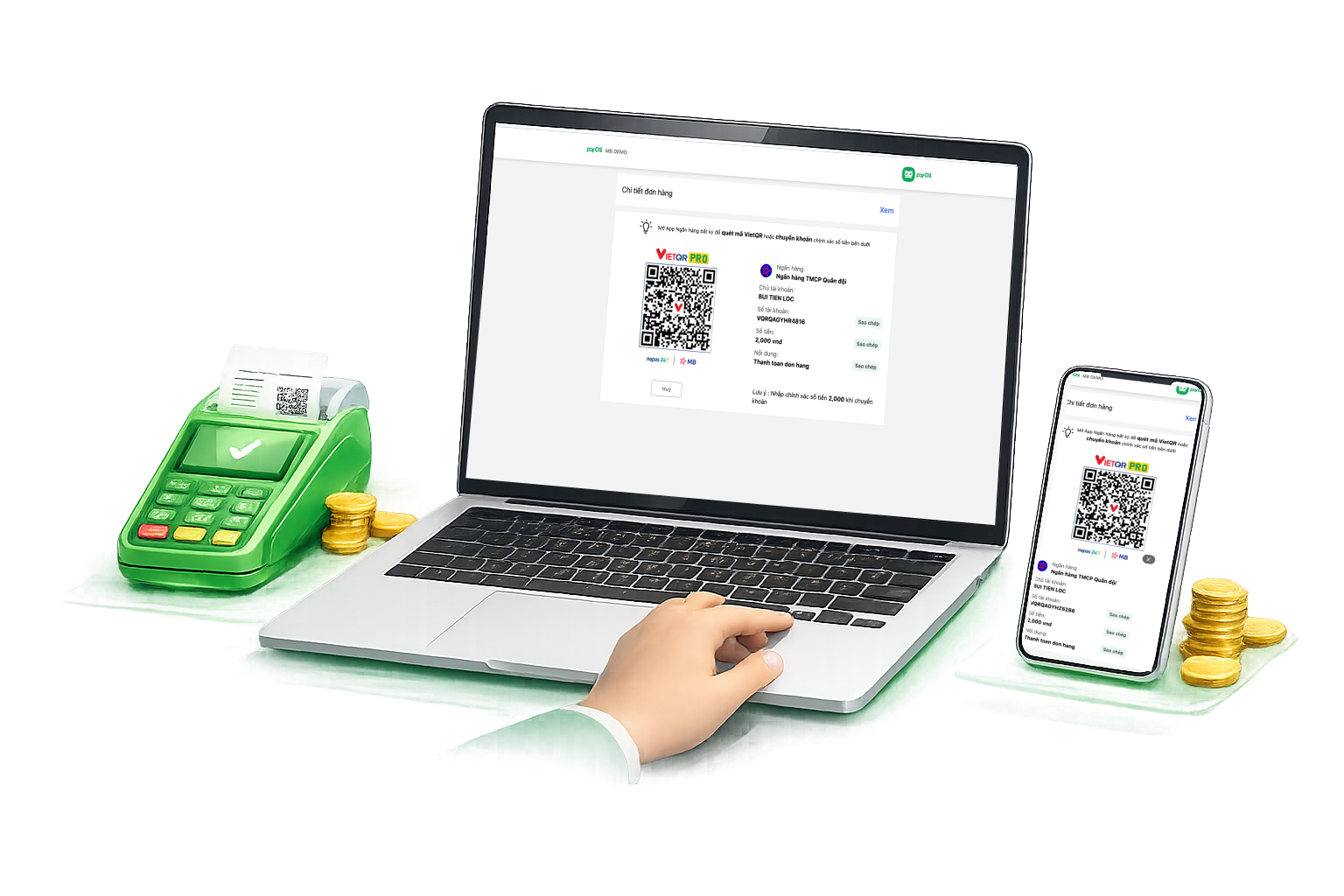 Giải pháp thanh toán QR payOS cho website bán hàng