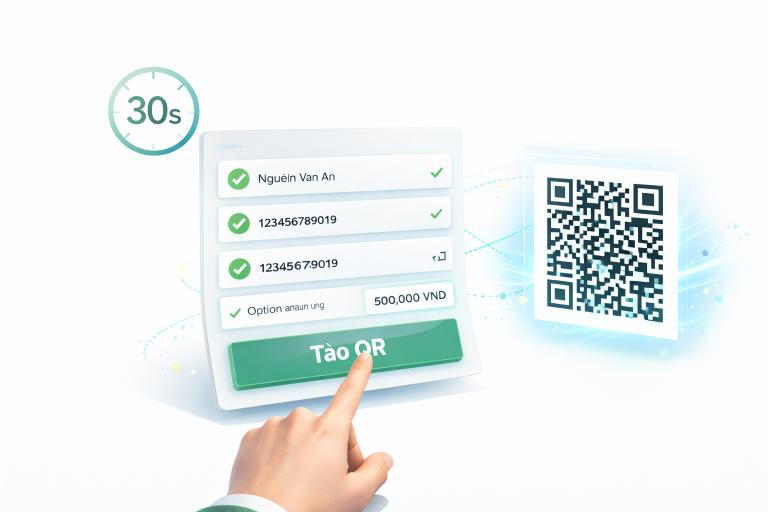 Giải pháp QR tự động xác nhận thanh toán payOS cho website/app