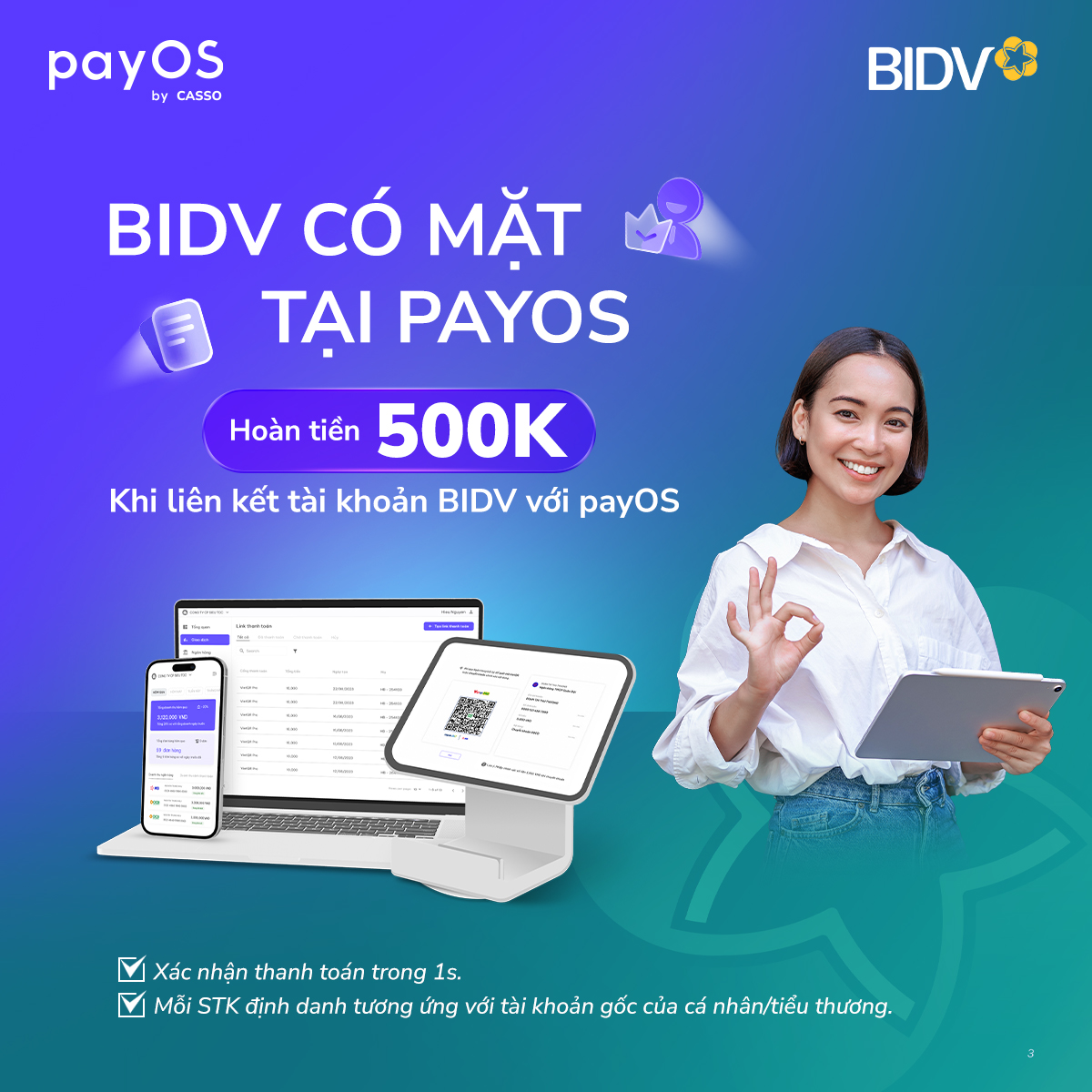 Ra mắt BIDV QR siêu trợ lý thu hộ dành cho khách hàng cá nhân